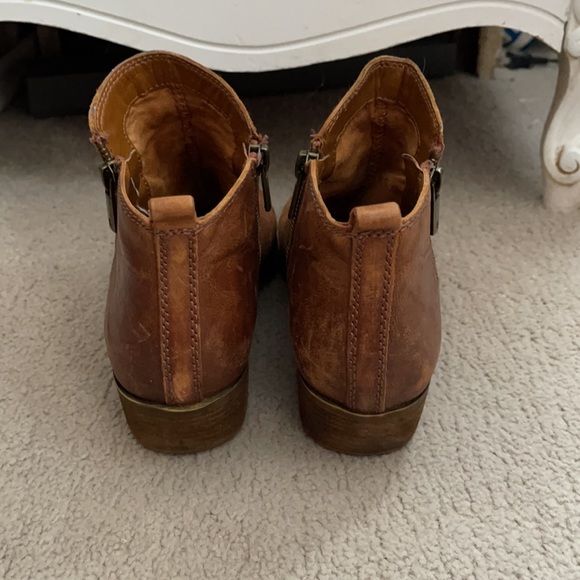 Lucky Brand Tan Ankle Boots - Picture 2 of 8